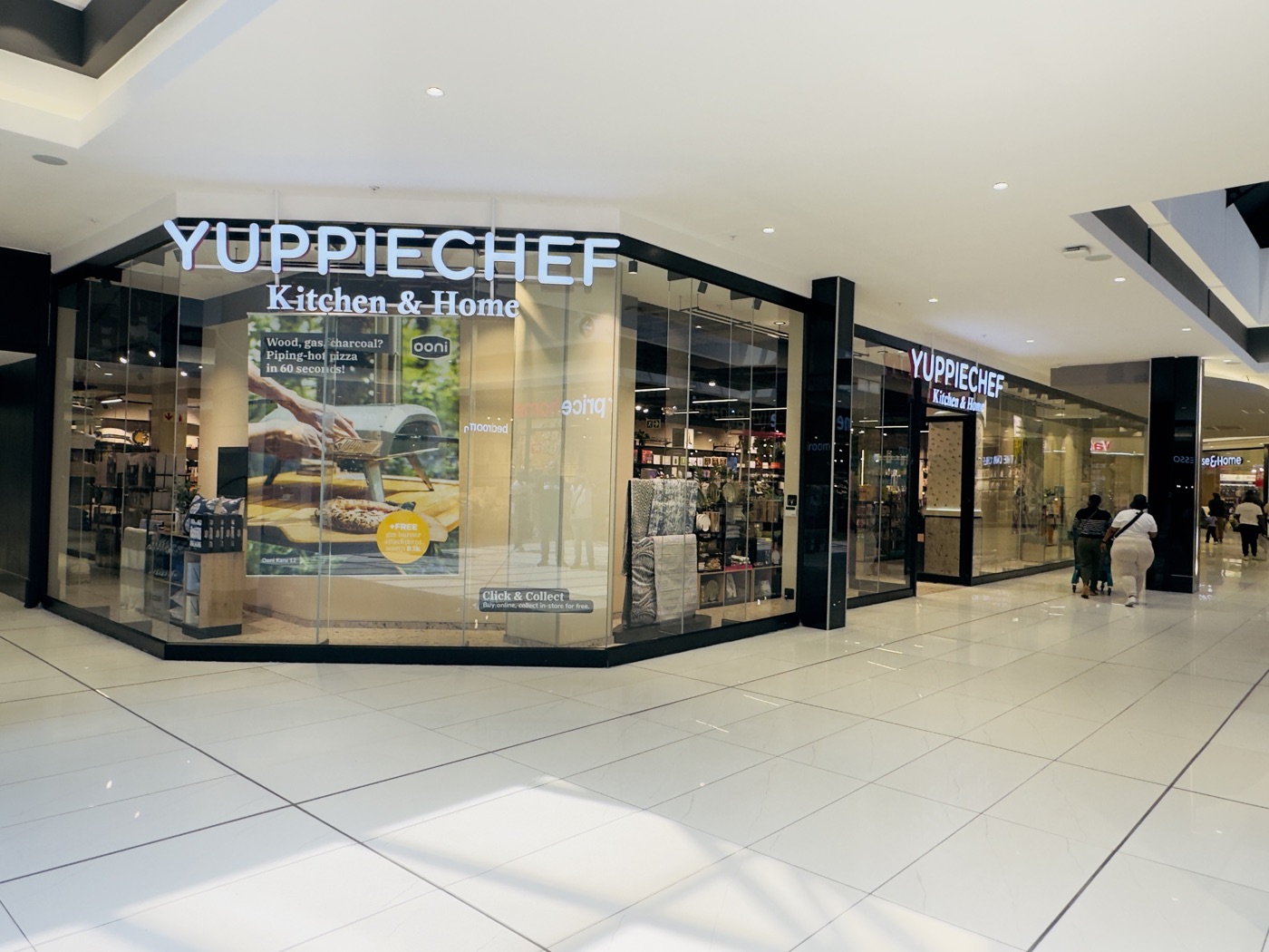 Planning a Shopfront Around an Automatic Door Operator 1 Automatic storefront doors installed at YuppieChef, Fourways Mall